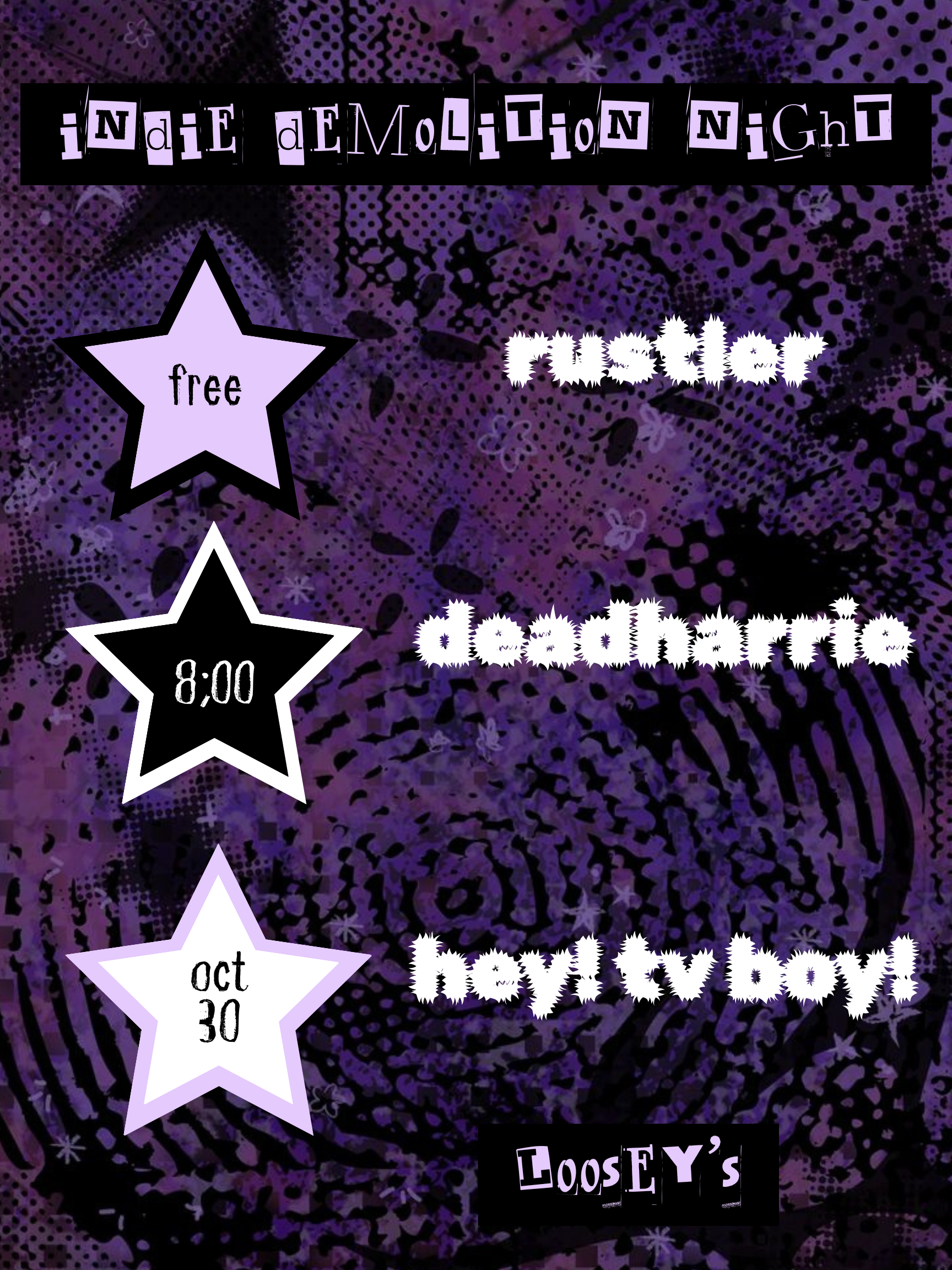 Show flyer for October 30, 2025